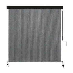 8'X6' Light Grey HDPE Covered Roller Shutter (Option: defaulttitle)